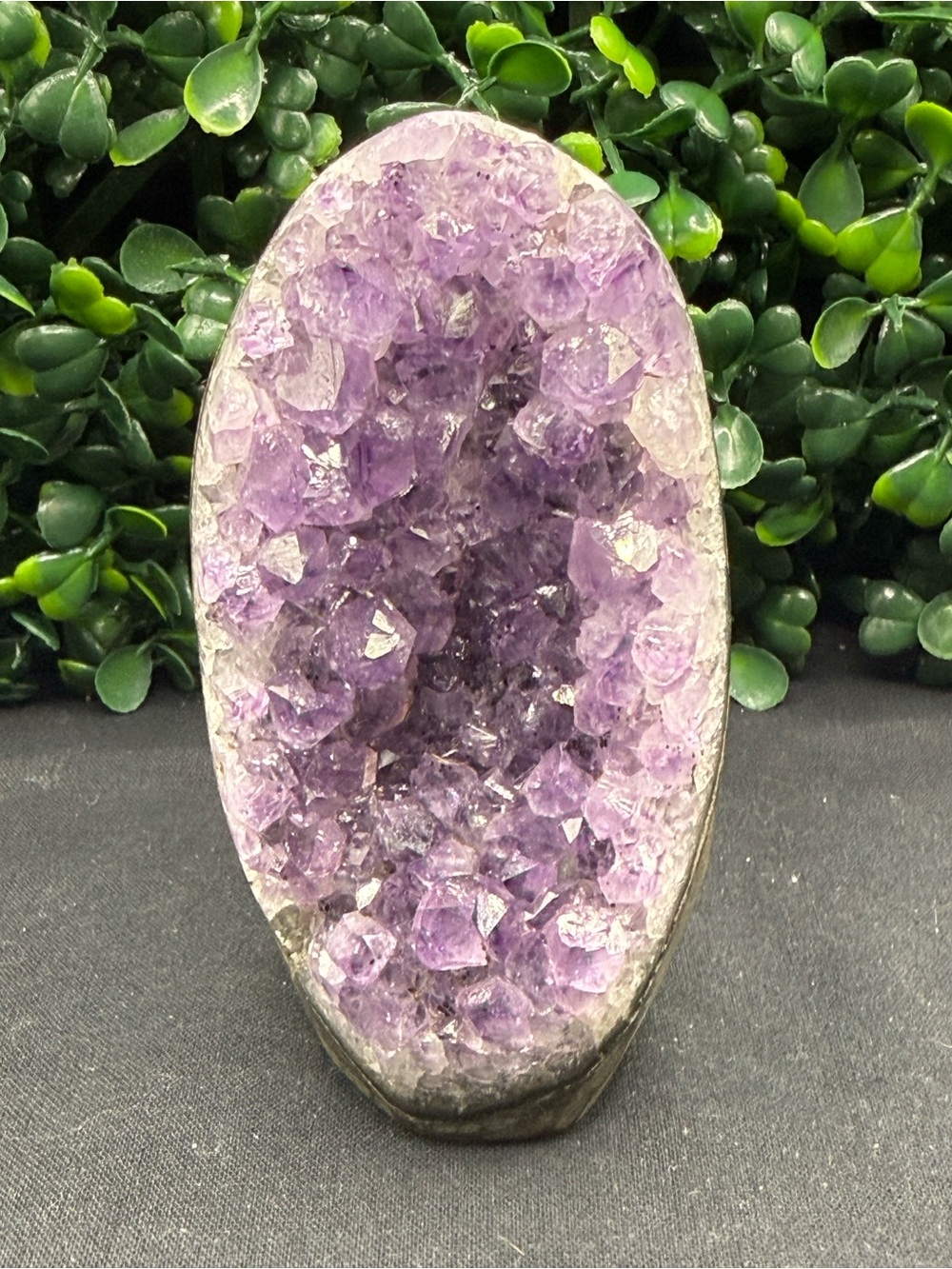 Natural Self-Standing Amethyst Geode Crystal Cluster